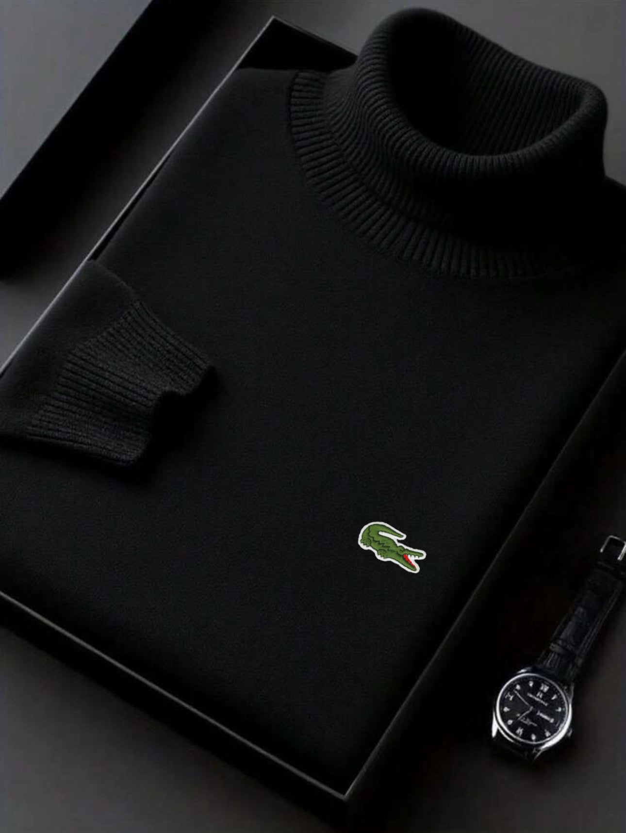 Ανδρικό Ζιβάγκο Lacoste Μαύρο